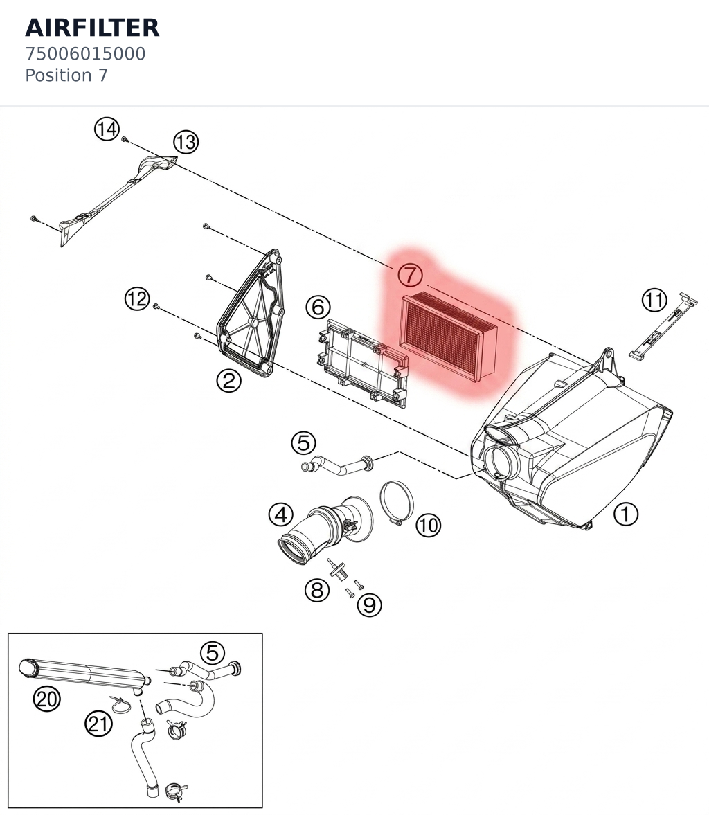 Diagram preview: AIRFILTER (75006015000)