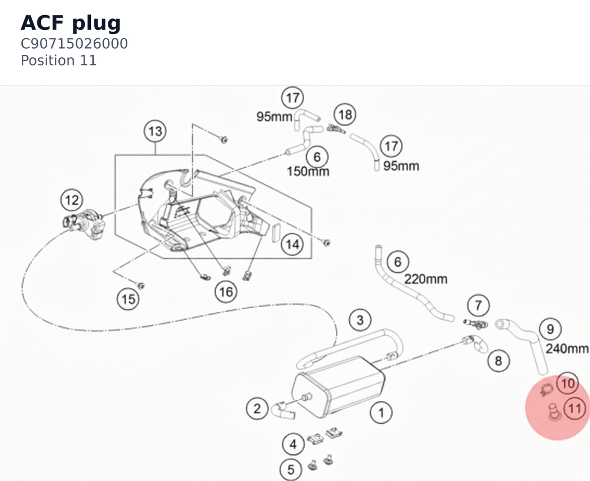 Diagram preview: ACF plug (C90715026000)