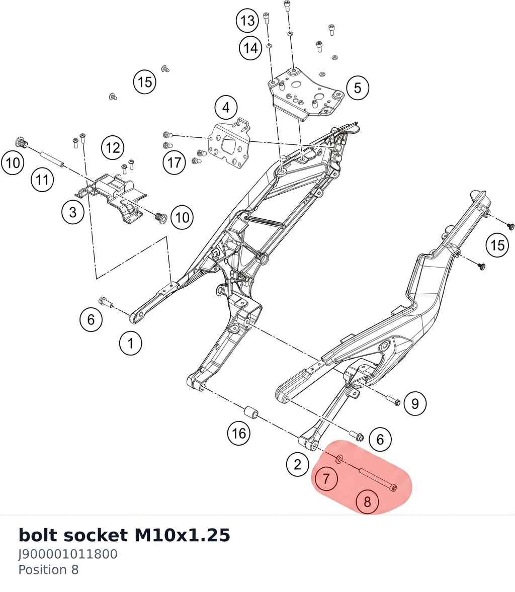 Diagram preview: bolt socket M10x1.25 (J900001011800)