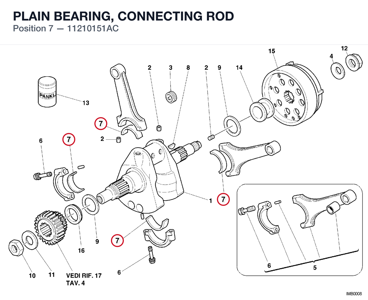 PLAIN BEARING, CONNECTING ROD