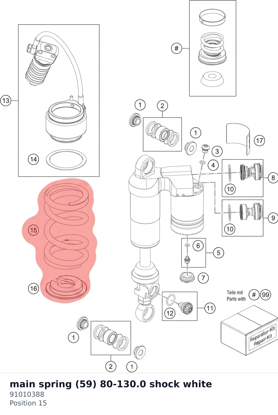 Diagram preview: main spring (59) 80-130.0 shock white (91010388)