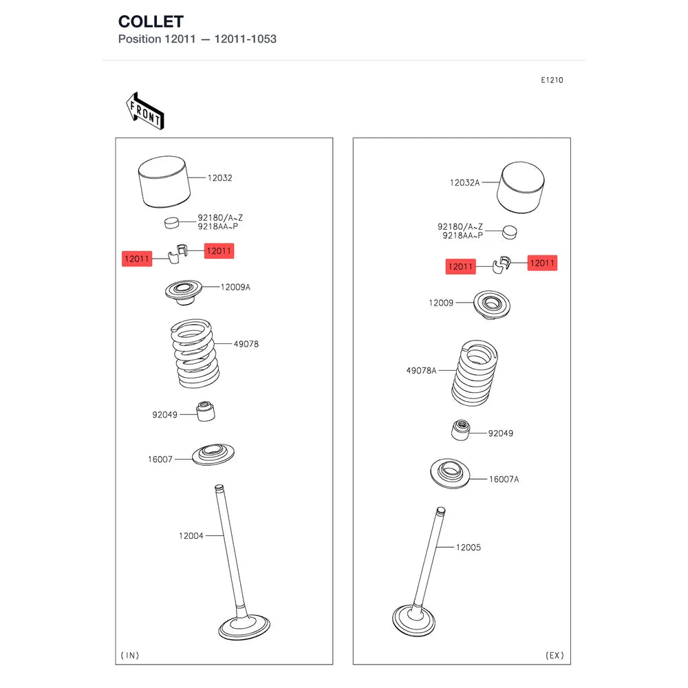 Kawasaki OEM – COLLET product image