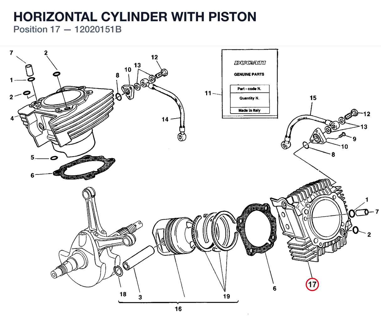 HORIZONTAL CYLINDER WITH PISTON