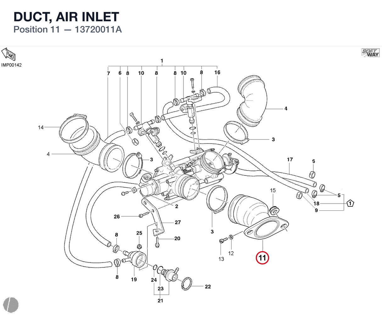 DUCT, AIR INLET