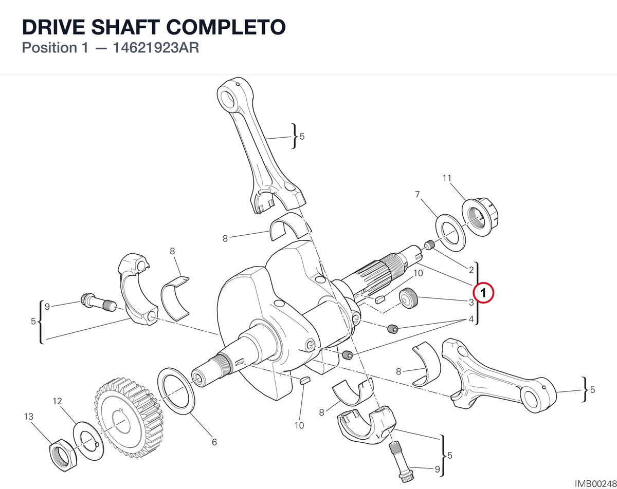 DRIVE SHAFT COMPLETO 14621923AR diagram position