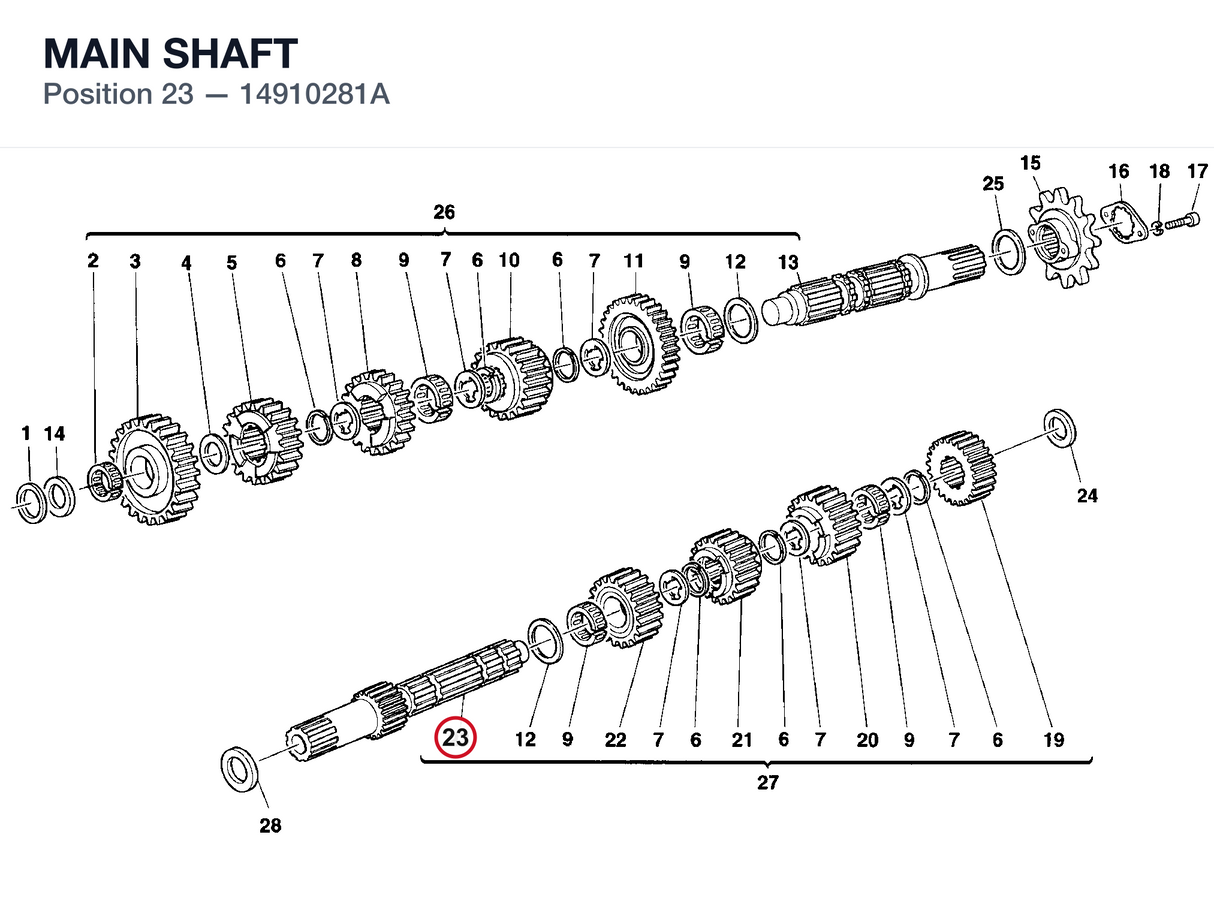 MAIN SHAFT