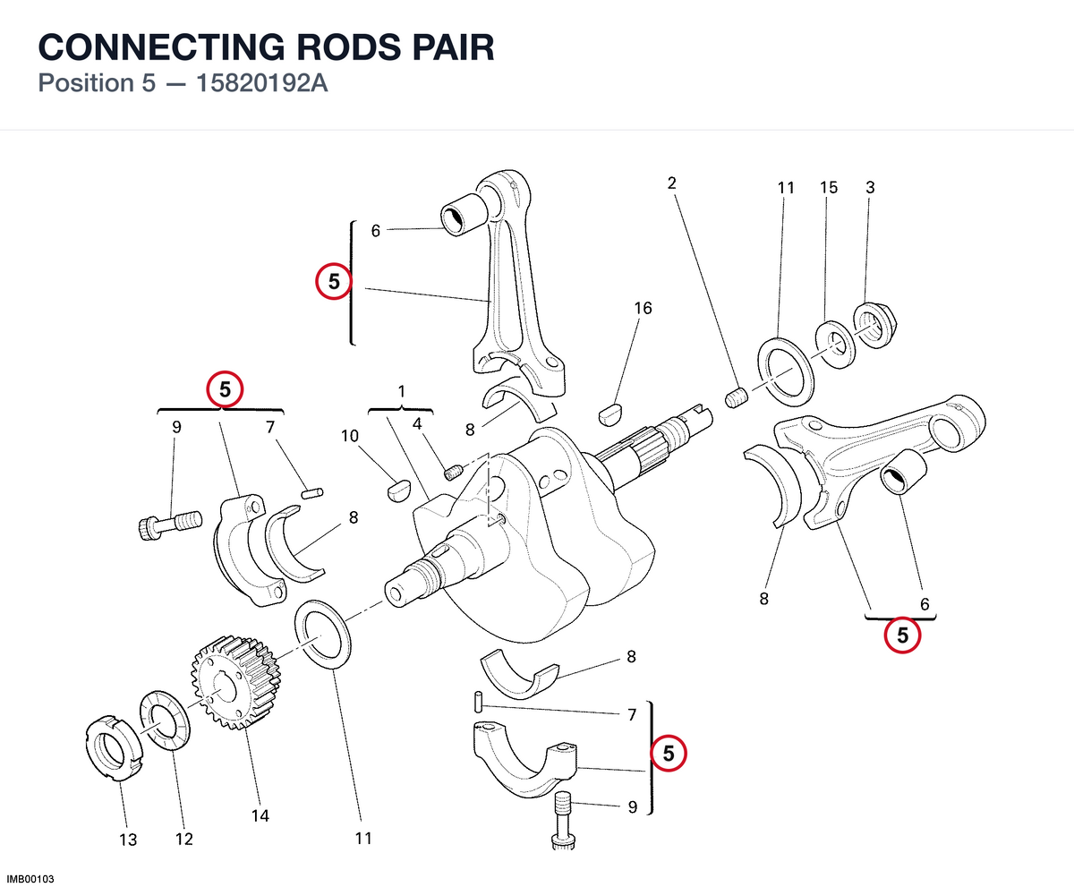CONNECTING RODS PAIR