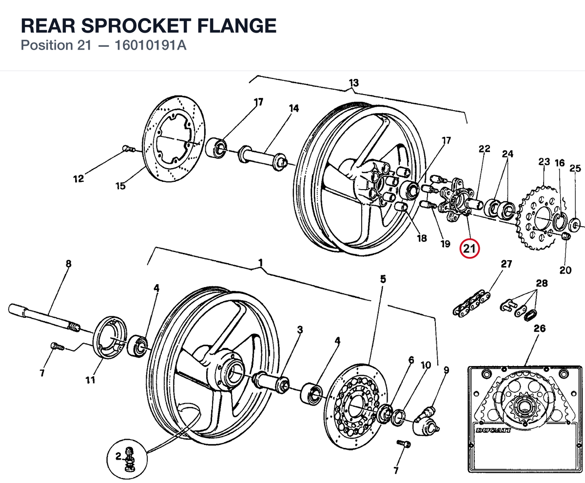 REAR SPROCKET FLANGE