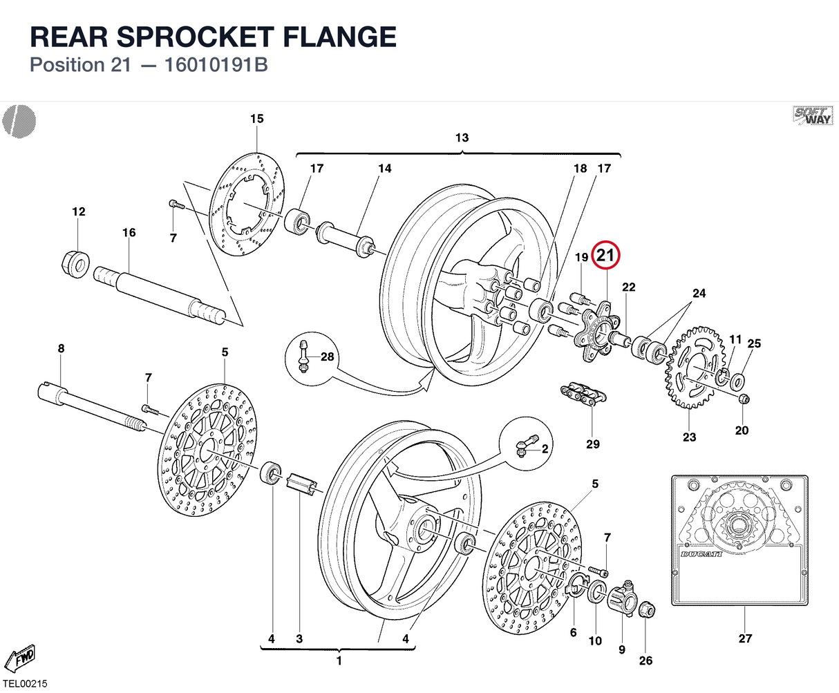 REAR SPROCKET FLANGE