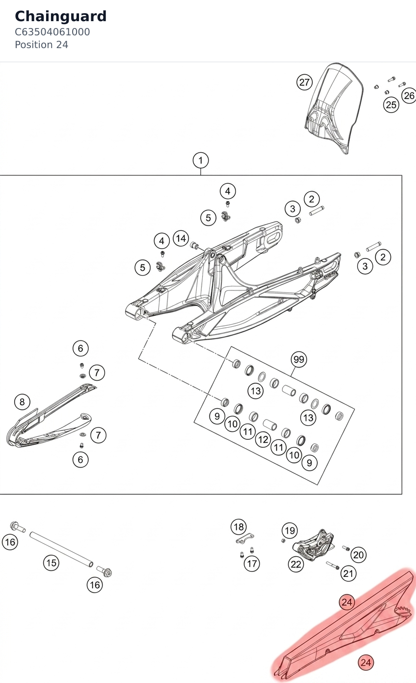 Diagram preview: Chainguard (C63504061000)