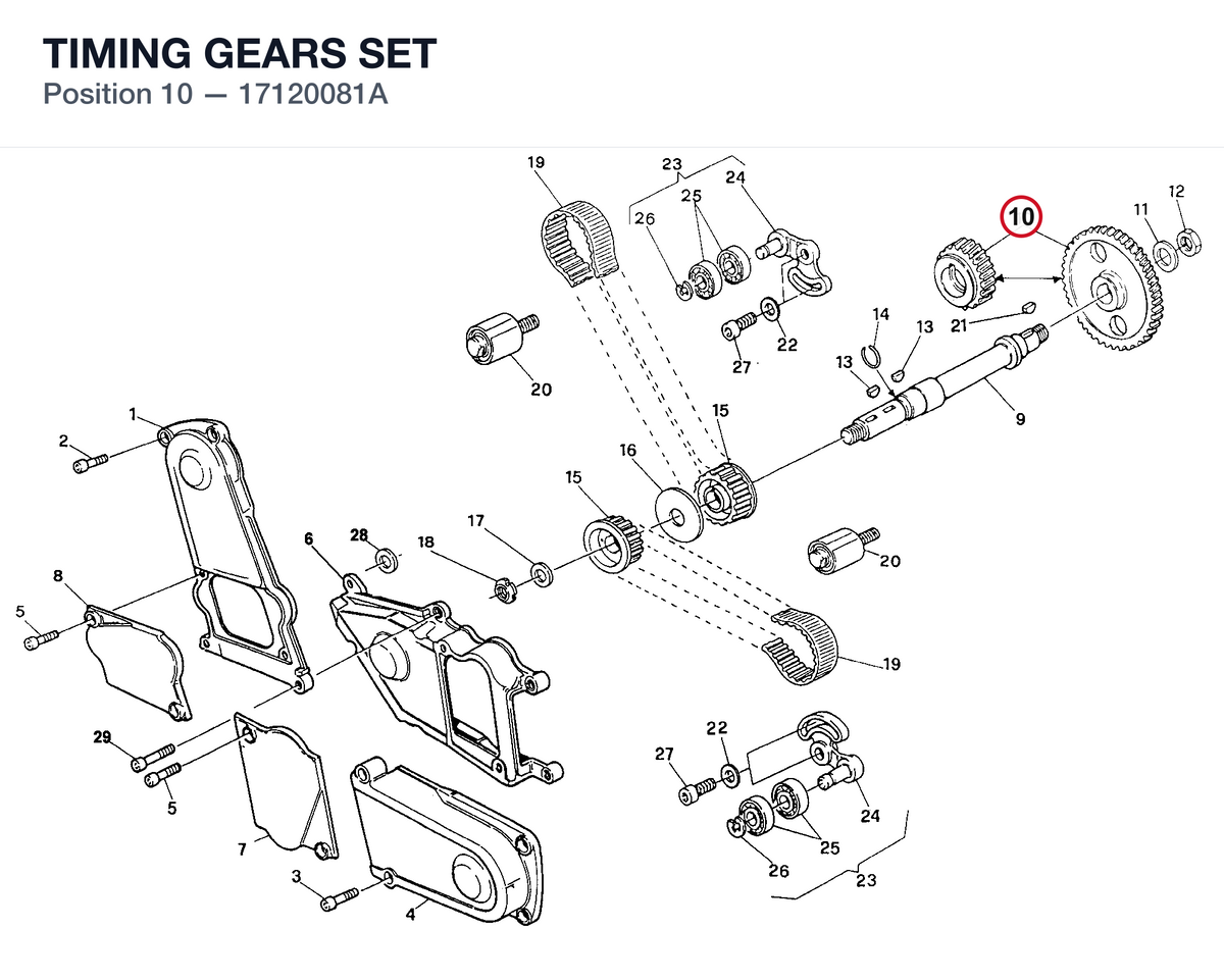 TIMING GEARS SET