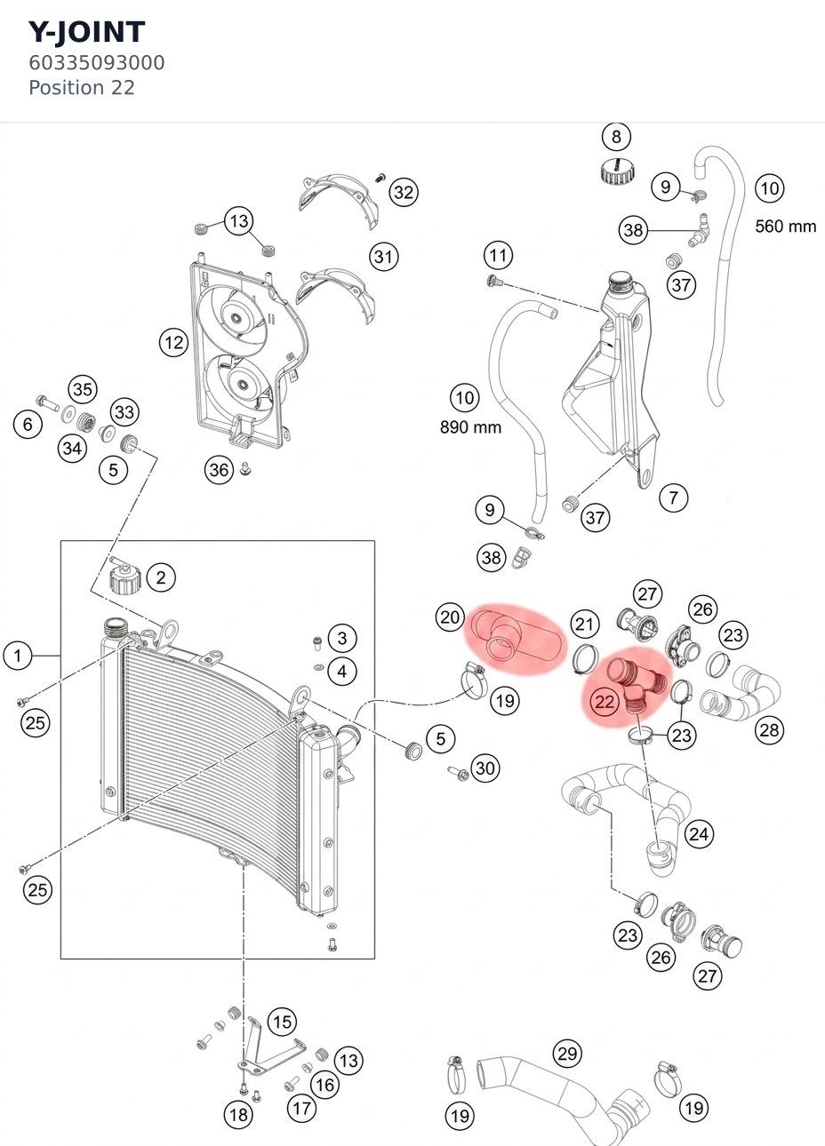 Diagram preview: Y-JOINT (60335093000)
