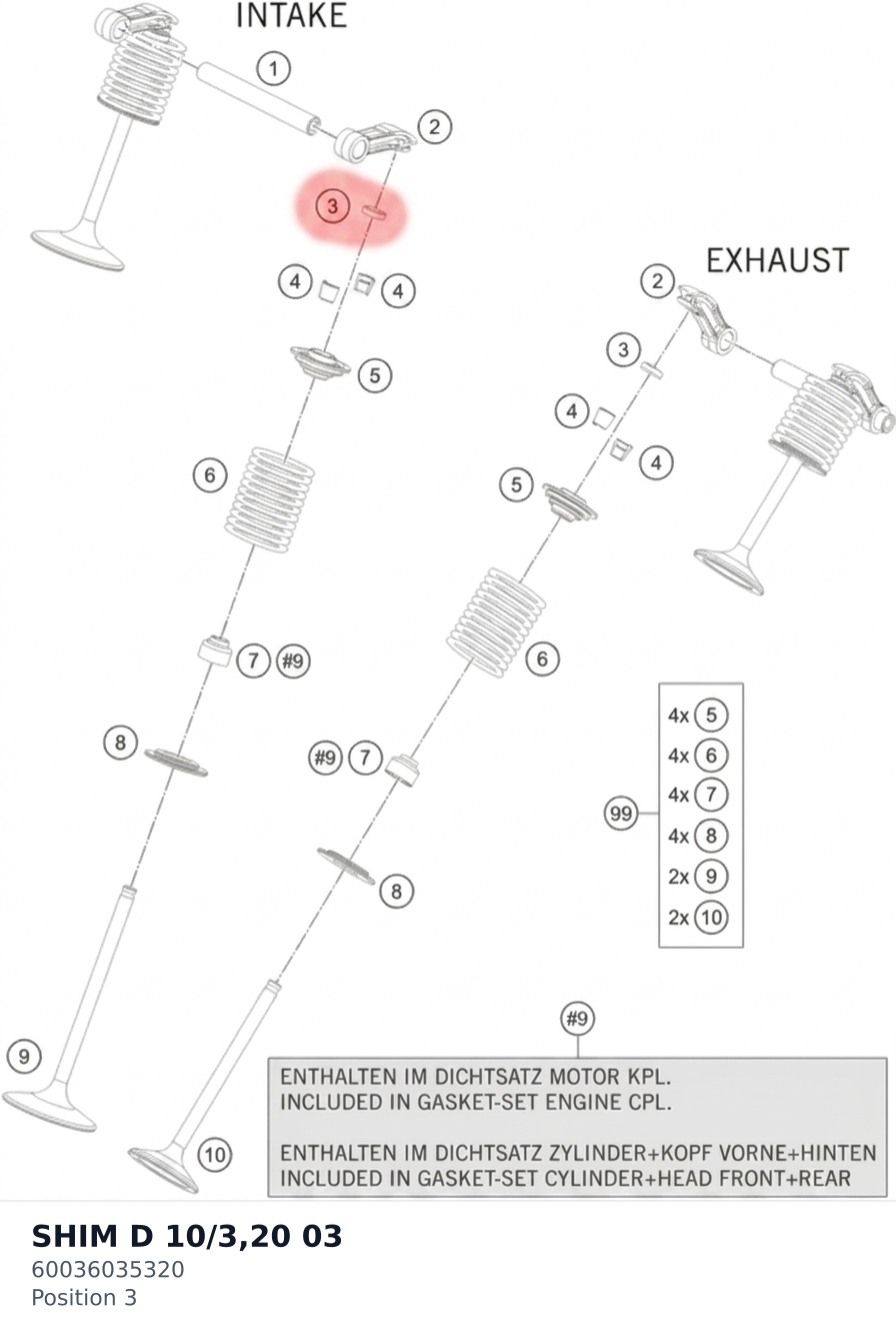 Diagram preview: SHIM D 10/3,20 03 (60036035320)