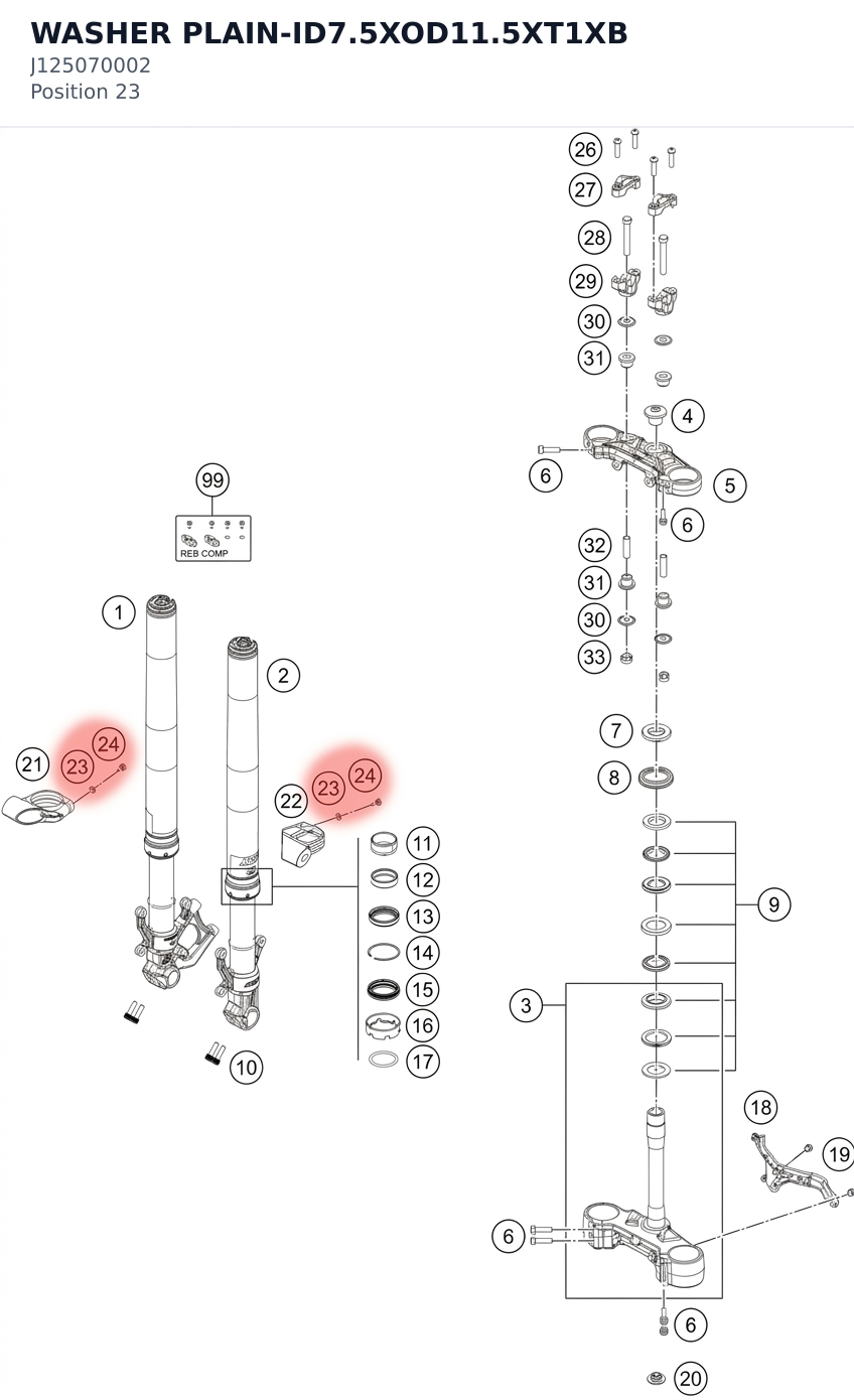 Diagram preview: WASHER PLAIN-ID7.5XOD11.5XT1XB (J125070002)