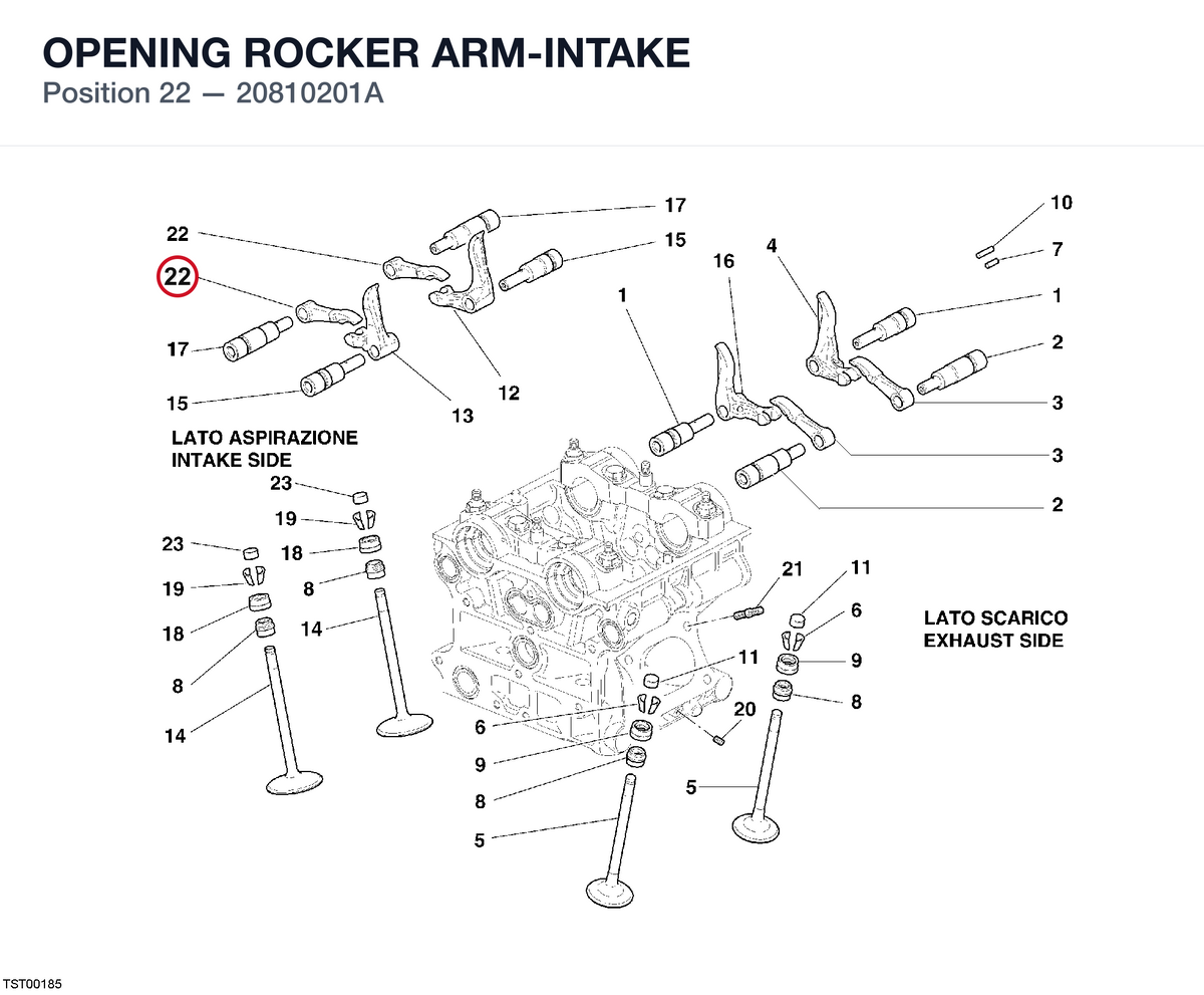 OPENING ROCKER ARM-INTAKE
