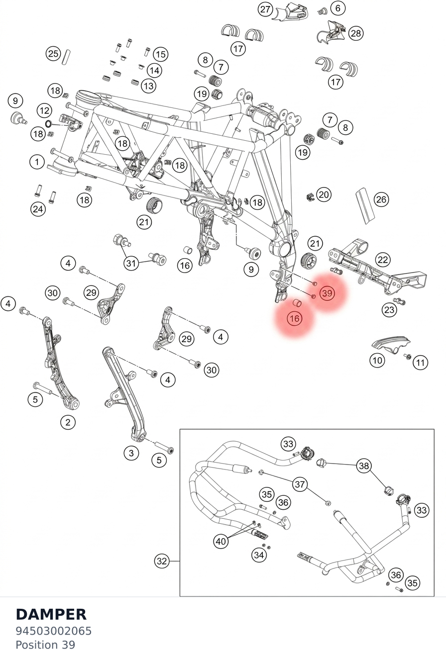 Diagram preview: DAMPER (94503002065)