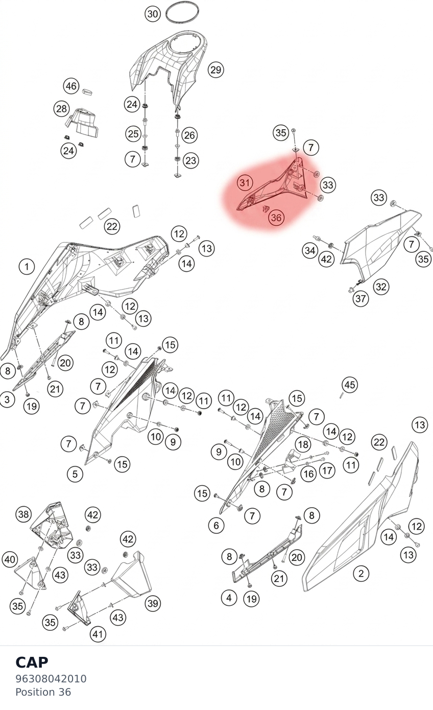 Diagram preview: CAP (96308042010)