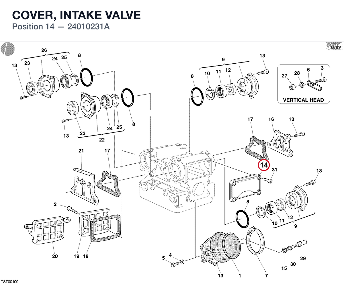COVER, INTAKE VALVE
