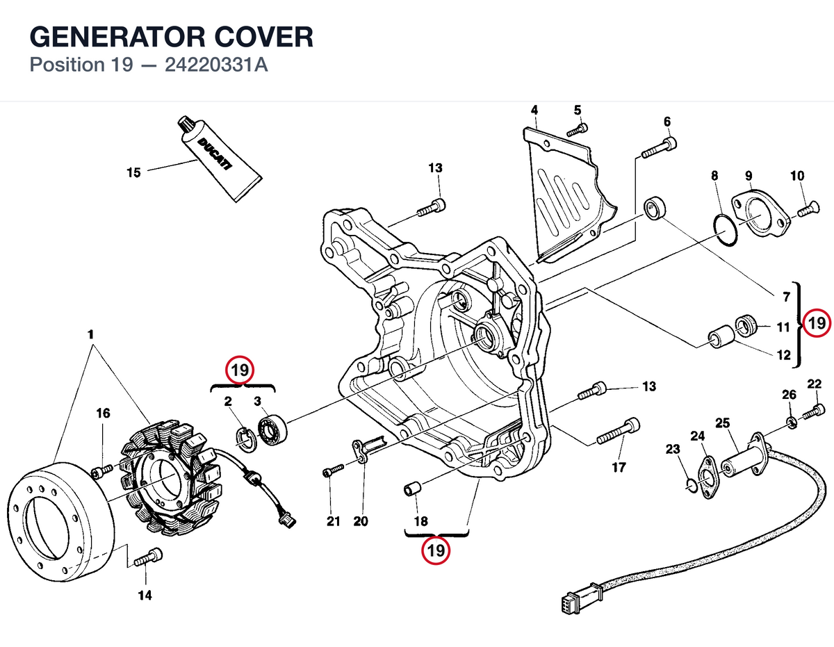 GENERATOR COVER 24220331A diagram position