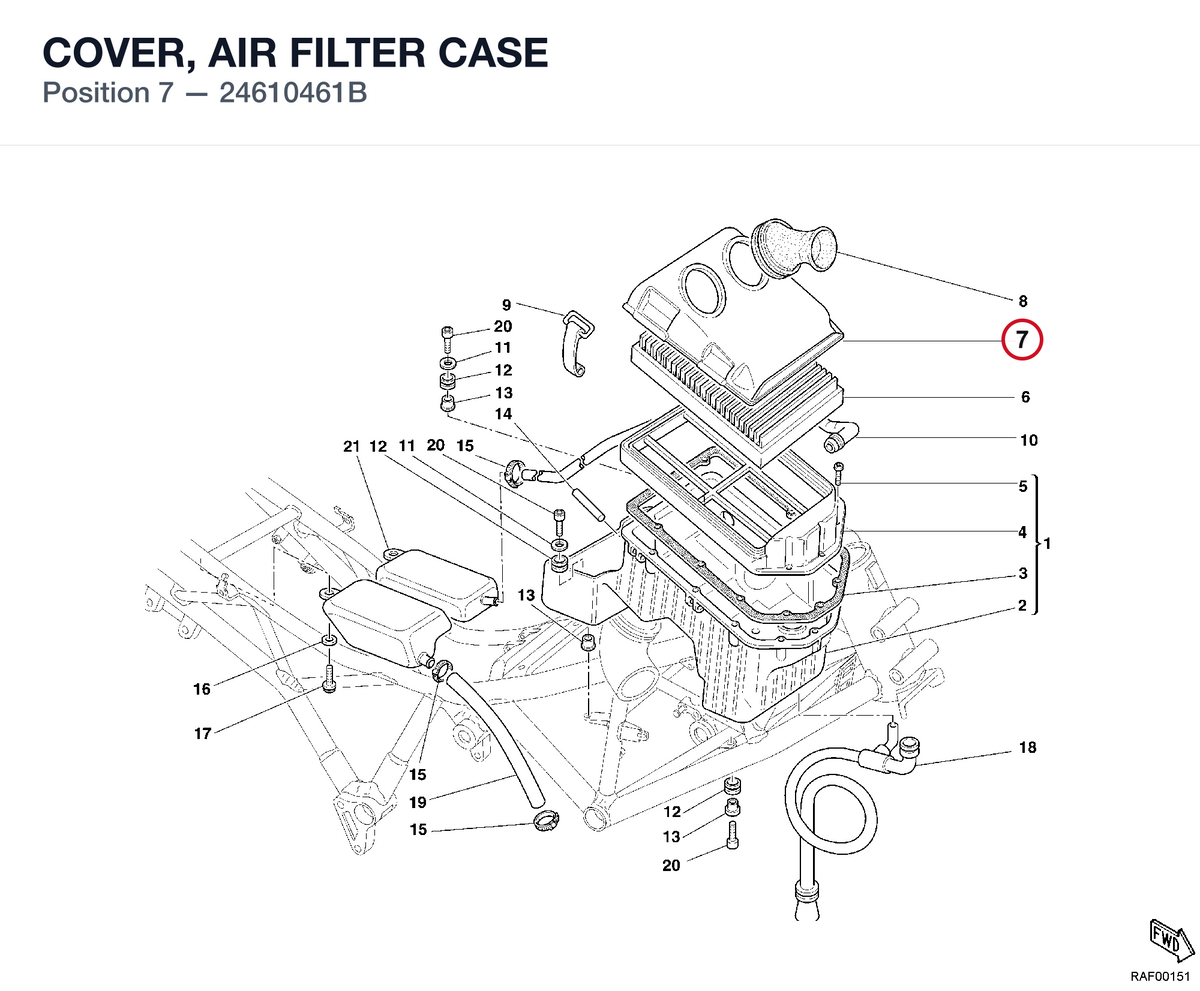 COVER, AIR FILTER CASE