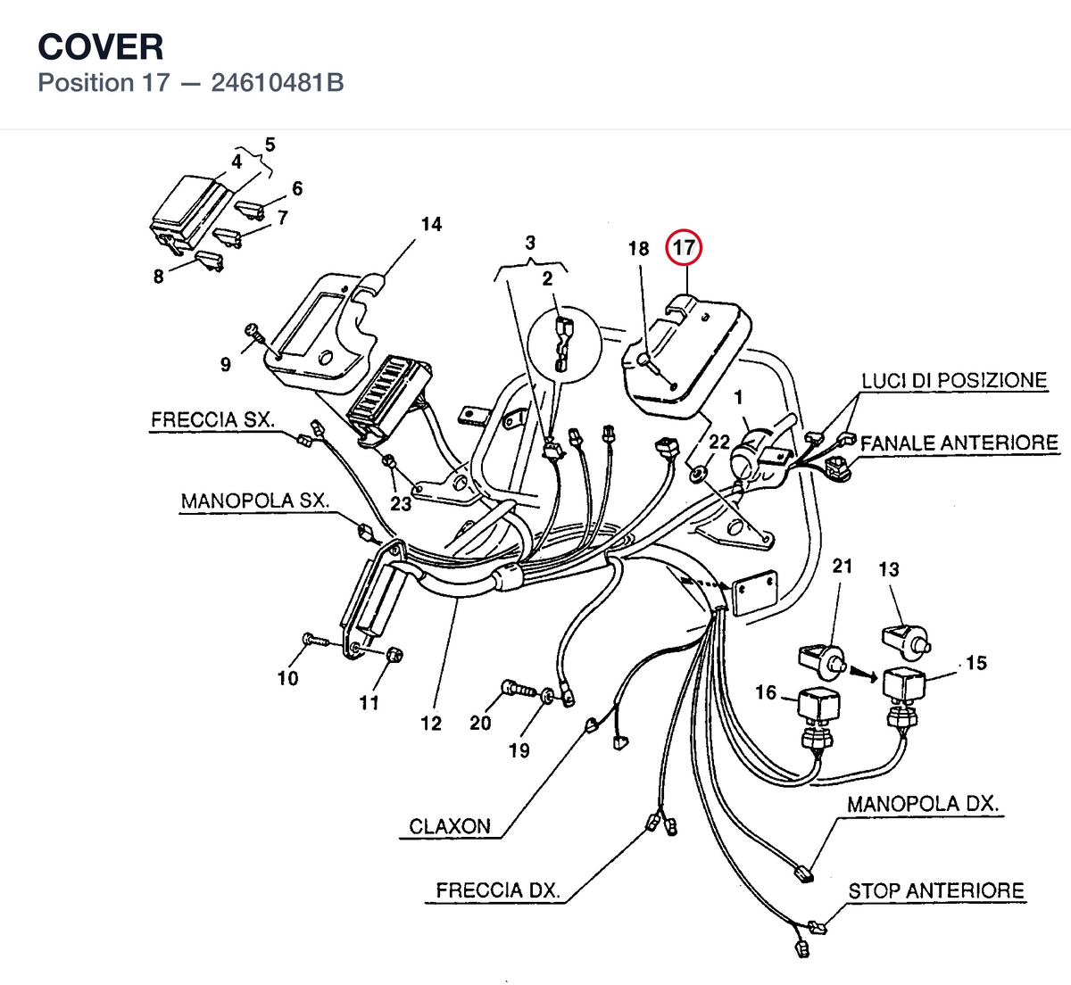 COVER 24610481B diagram position