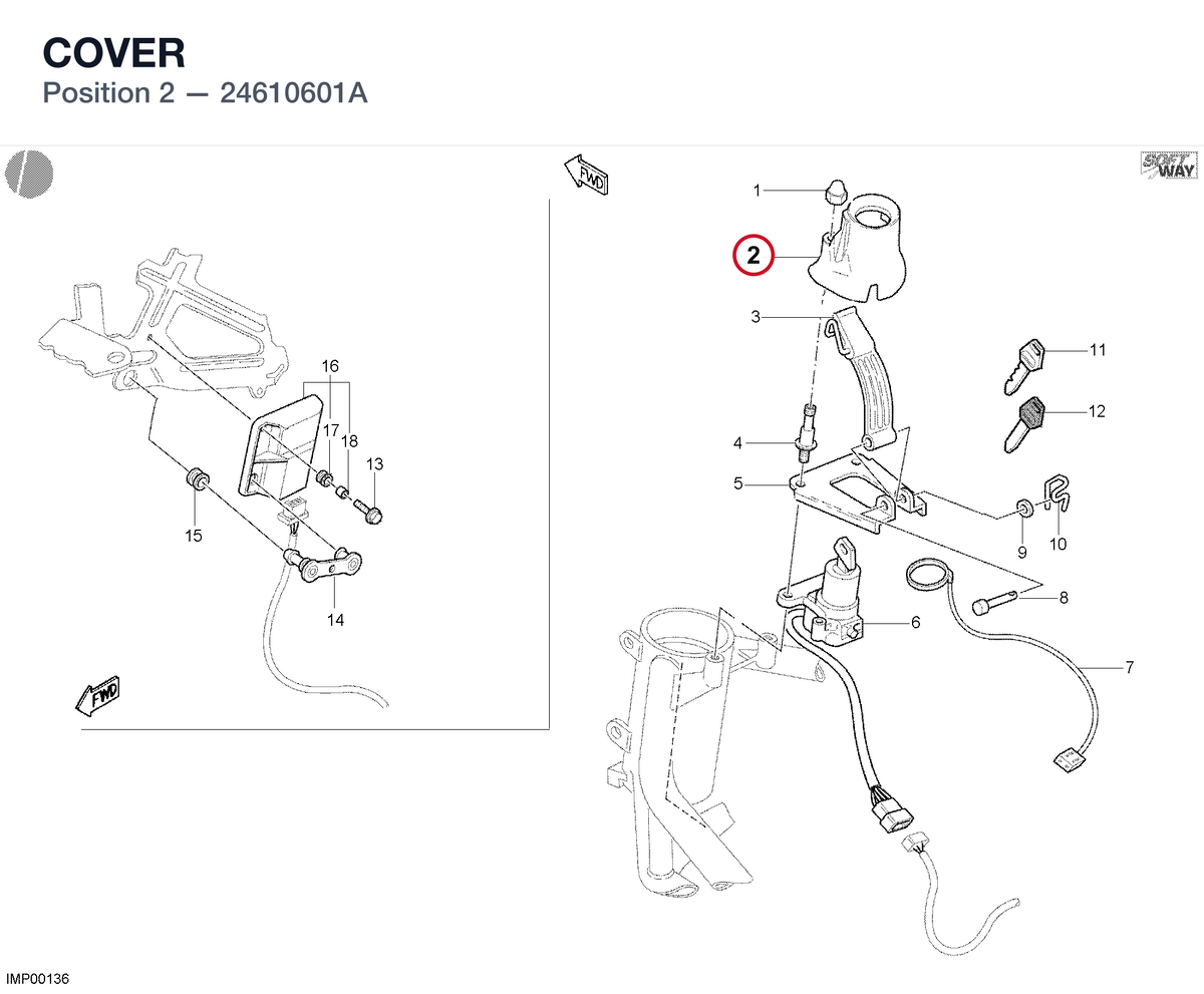 COVER 24610601A diagram position