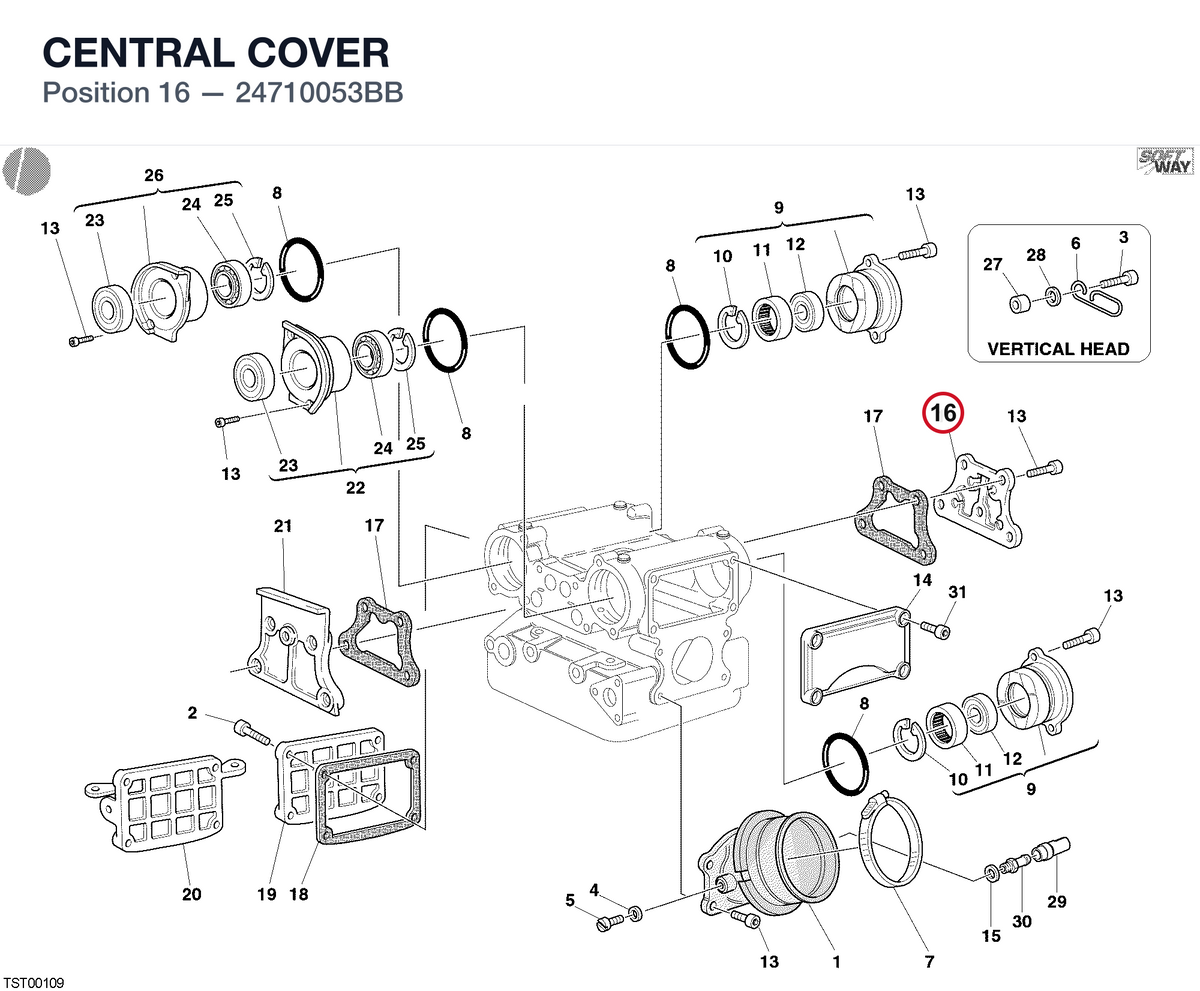 CENTRAL COVER 24710053BB diagram position