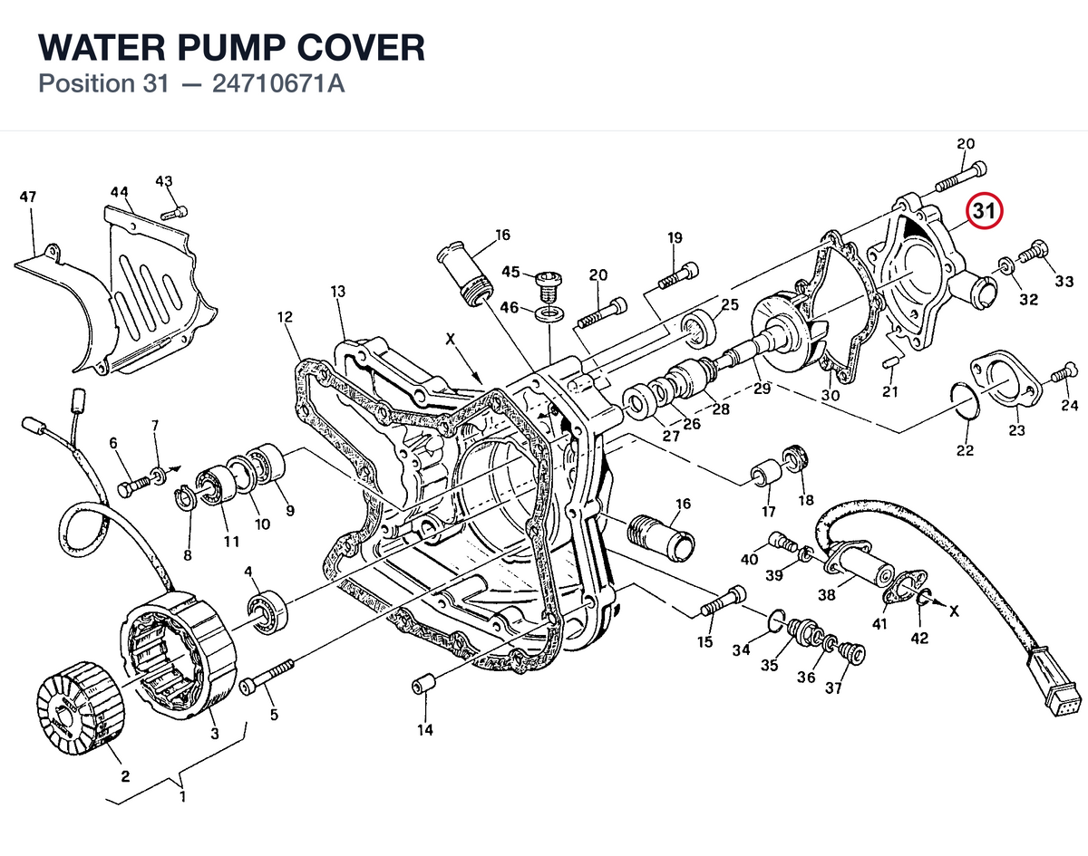 WATER PUMP COVER