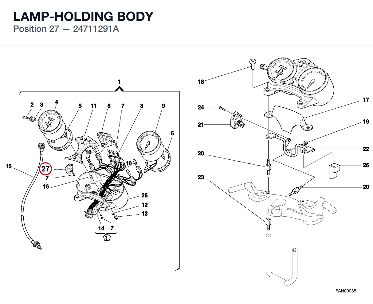 LAMP-HOLDING BODY