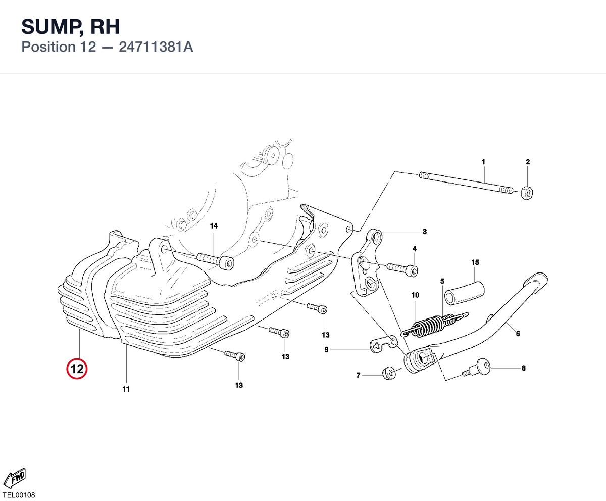 SUMP, RH 24711381A diagram position