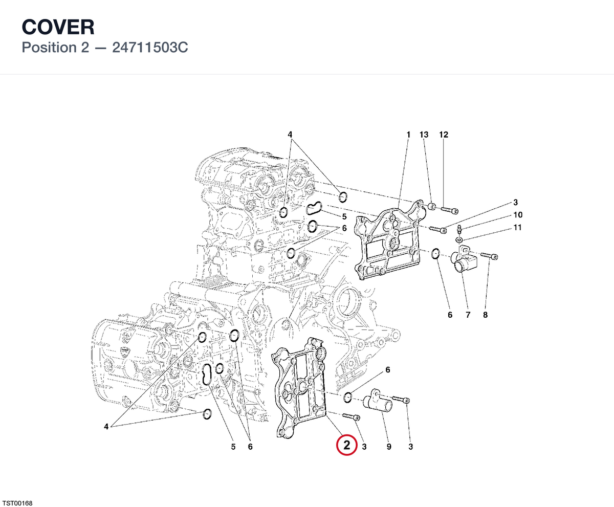 COVER 24711503C diagram position