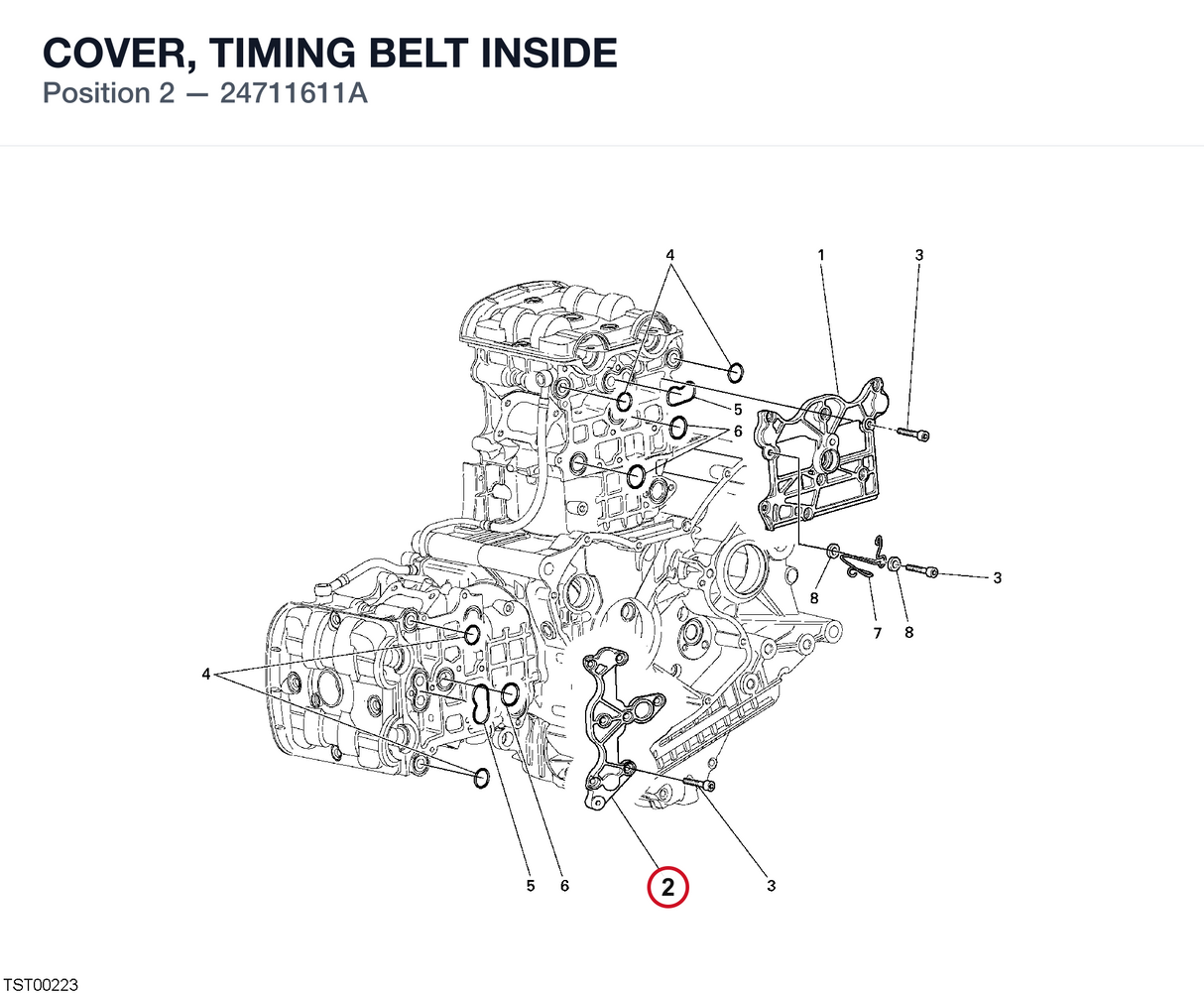 COVER, TIMING BELT INSIDE
