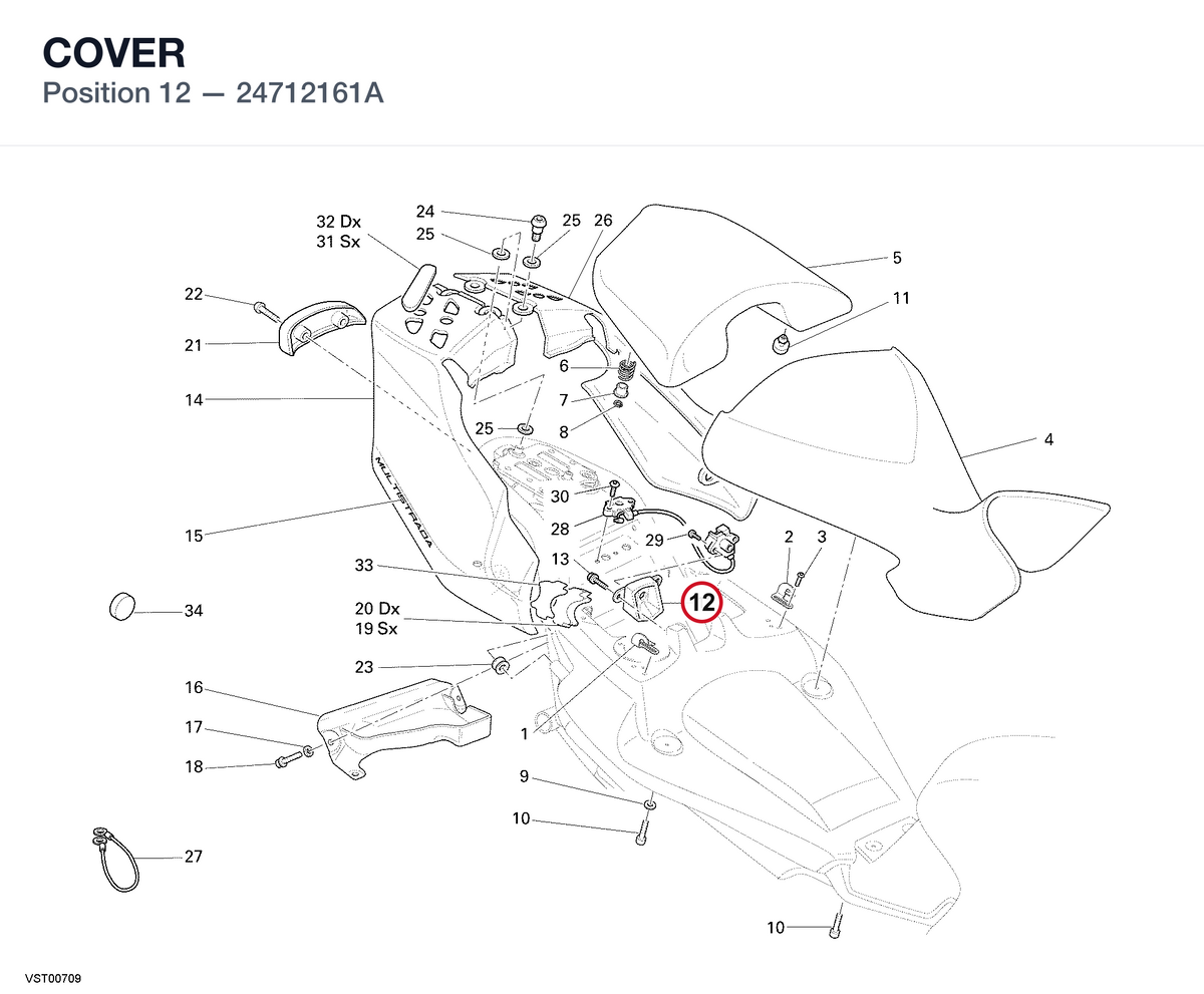 COVER 24712161A diagram position