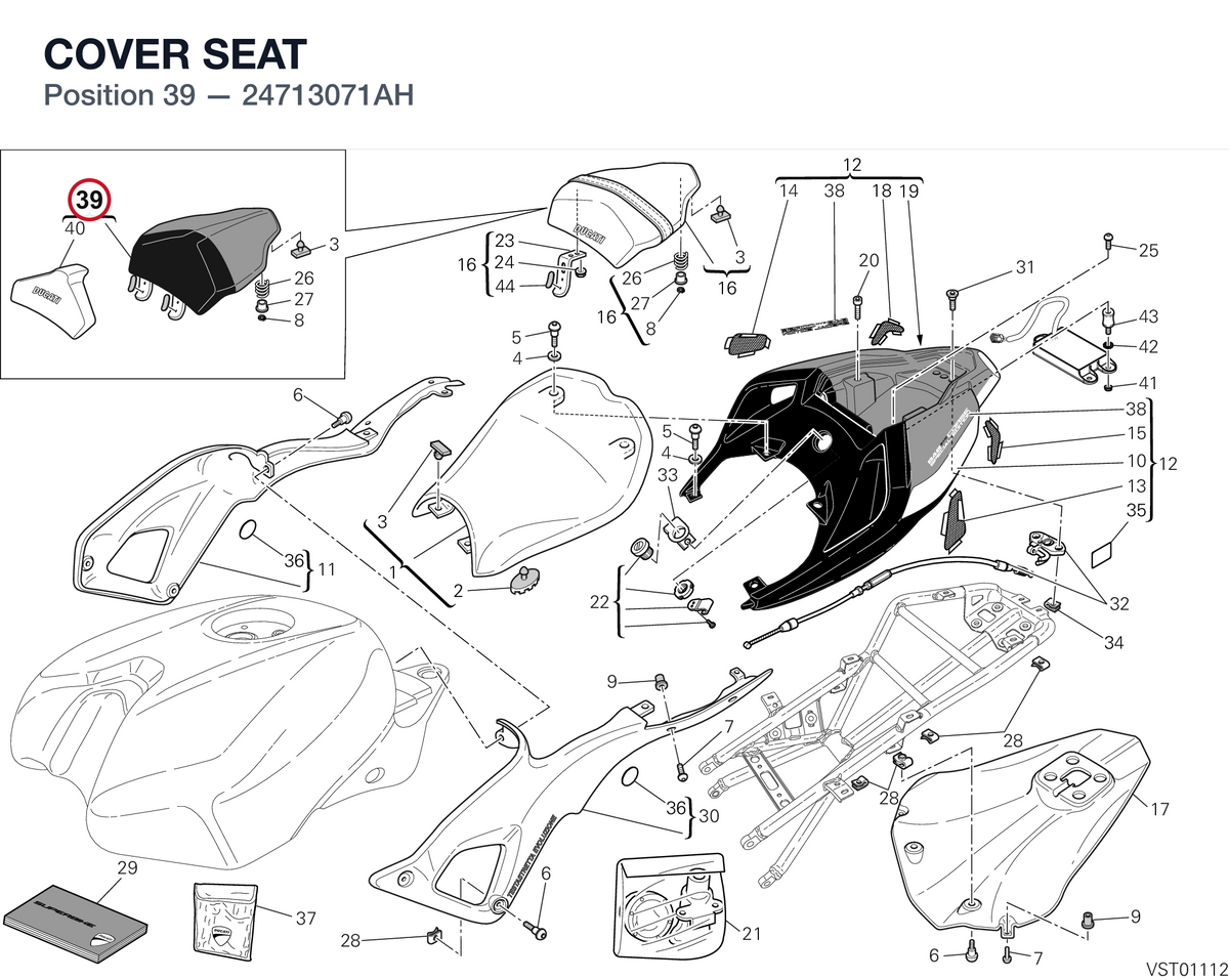 COVER SEAT 24713071AH diagram position