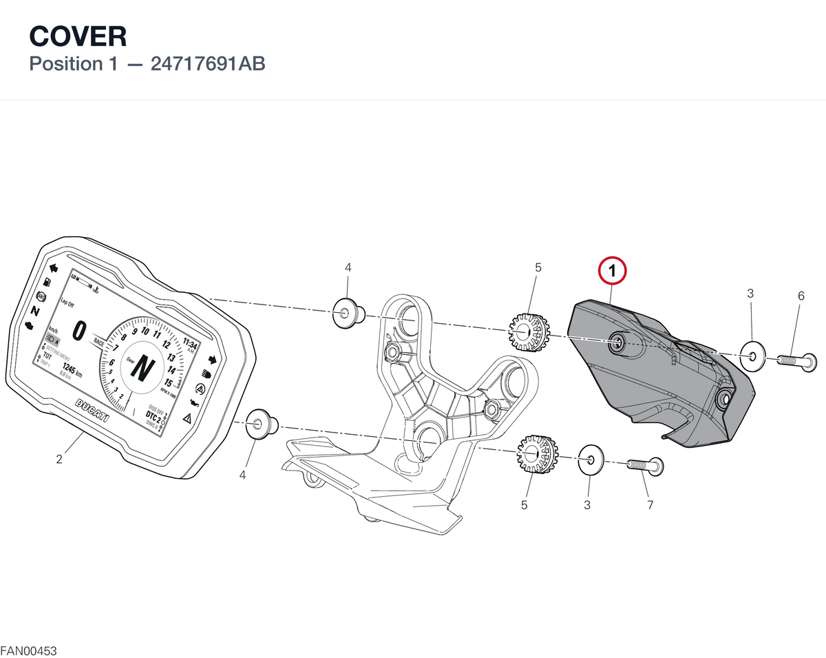 COVER 24717691AB diagram position