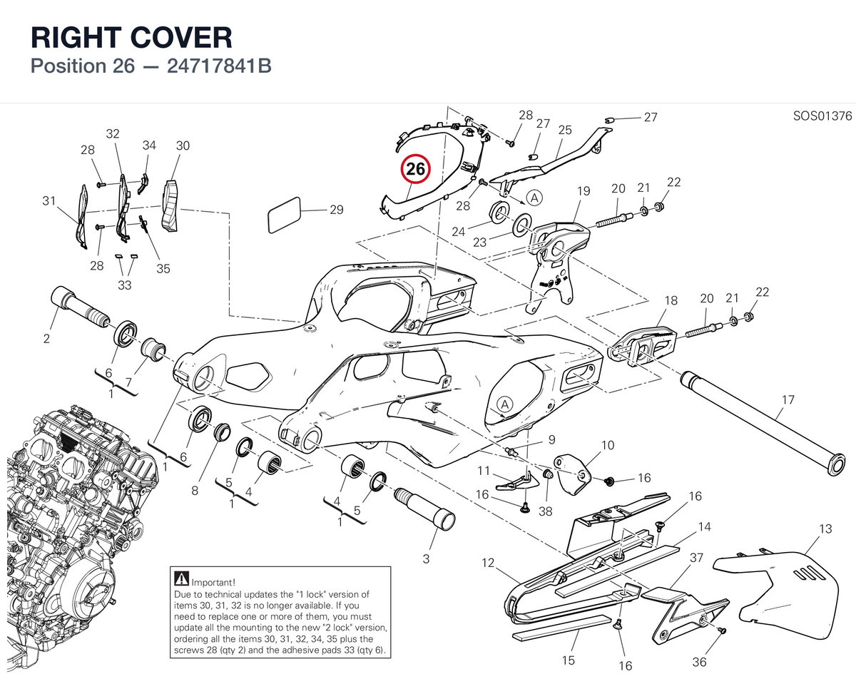 RIGHT COVER 24717841B diagram position