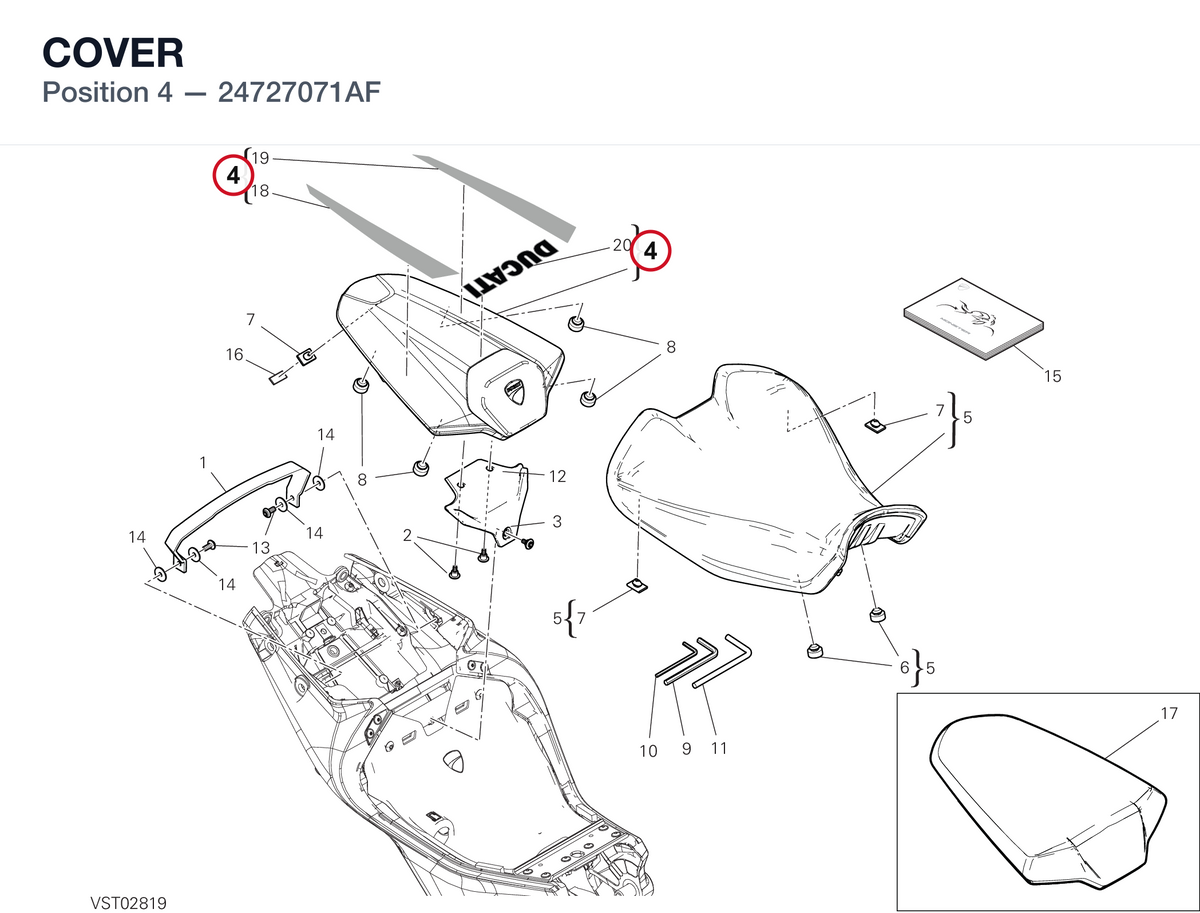 COVER 24727071AF diagram position