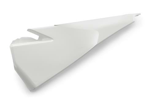 air box cover left white