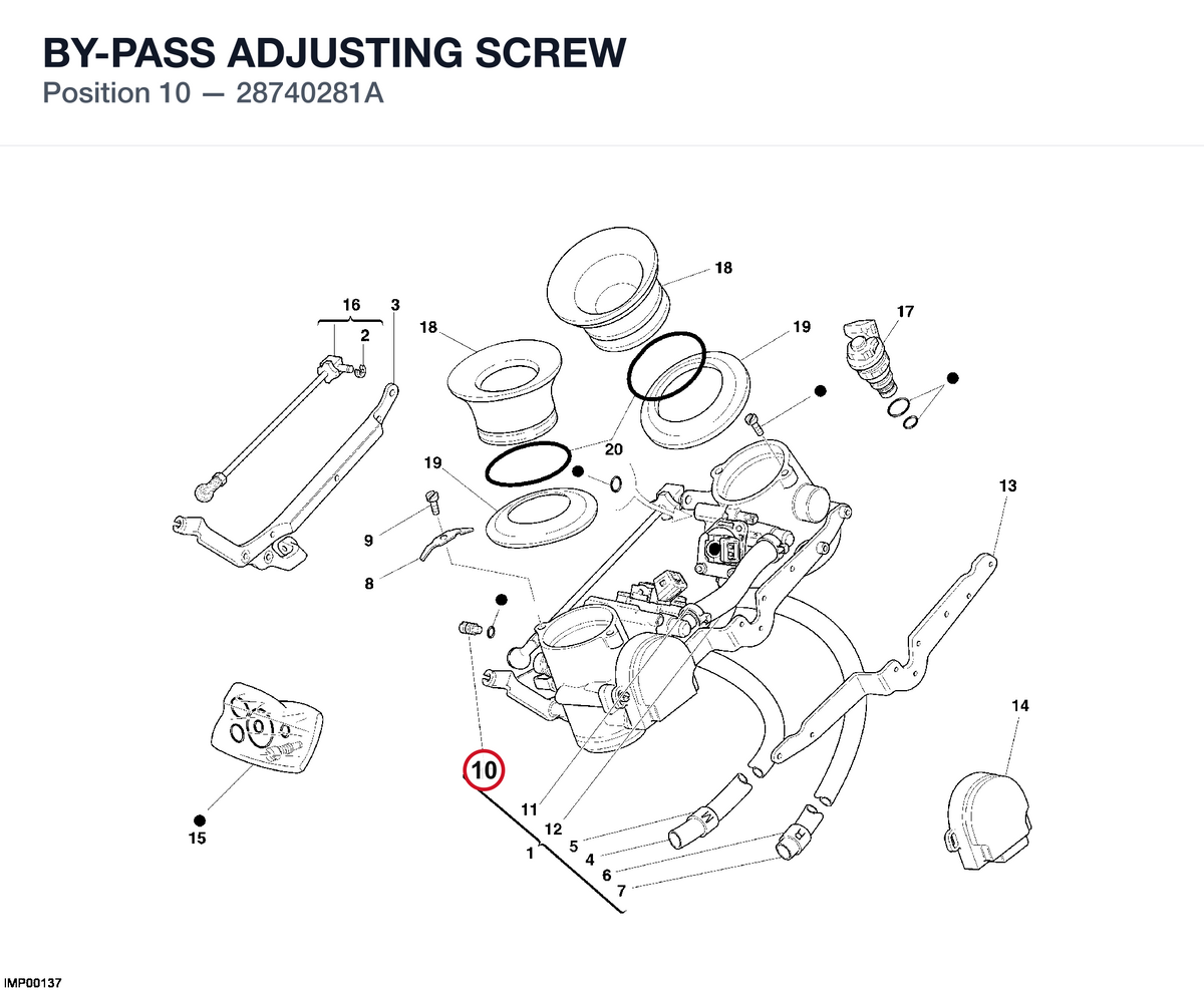 BY-PASS ADJUSTING SCREW