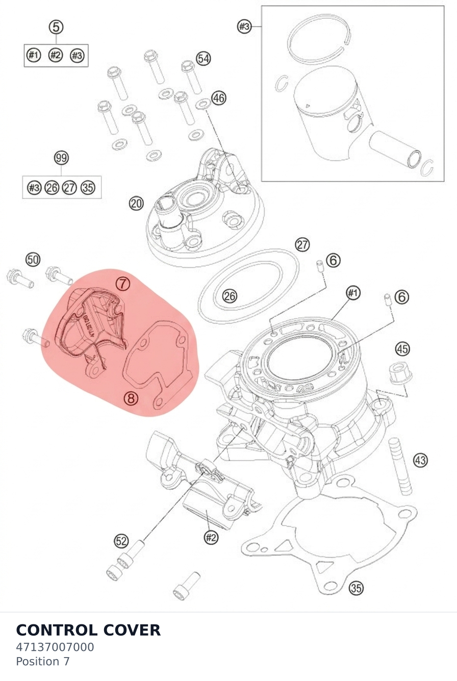 Diagram preview: CONTROL COVER (47137007000)