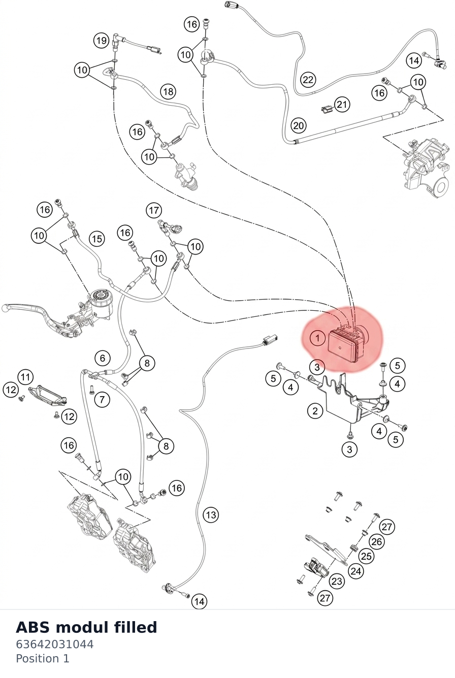 Diagram preview: ABS modul filled (63642031044)
