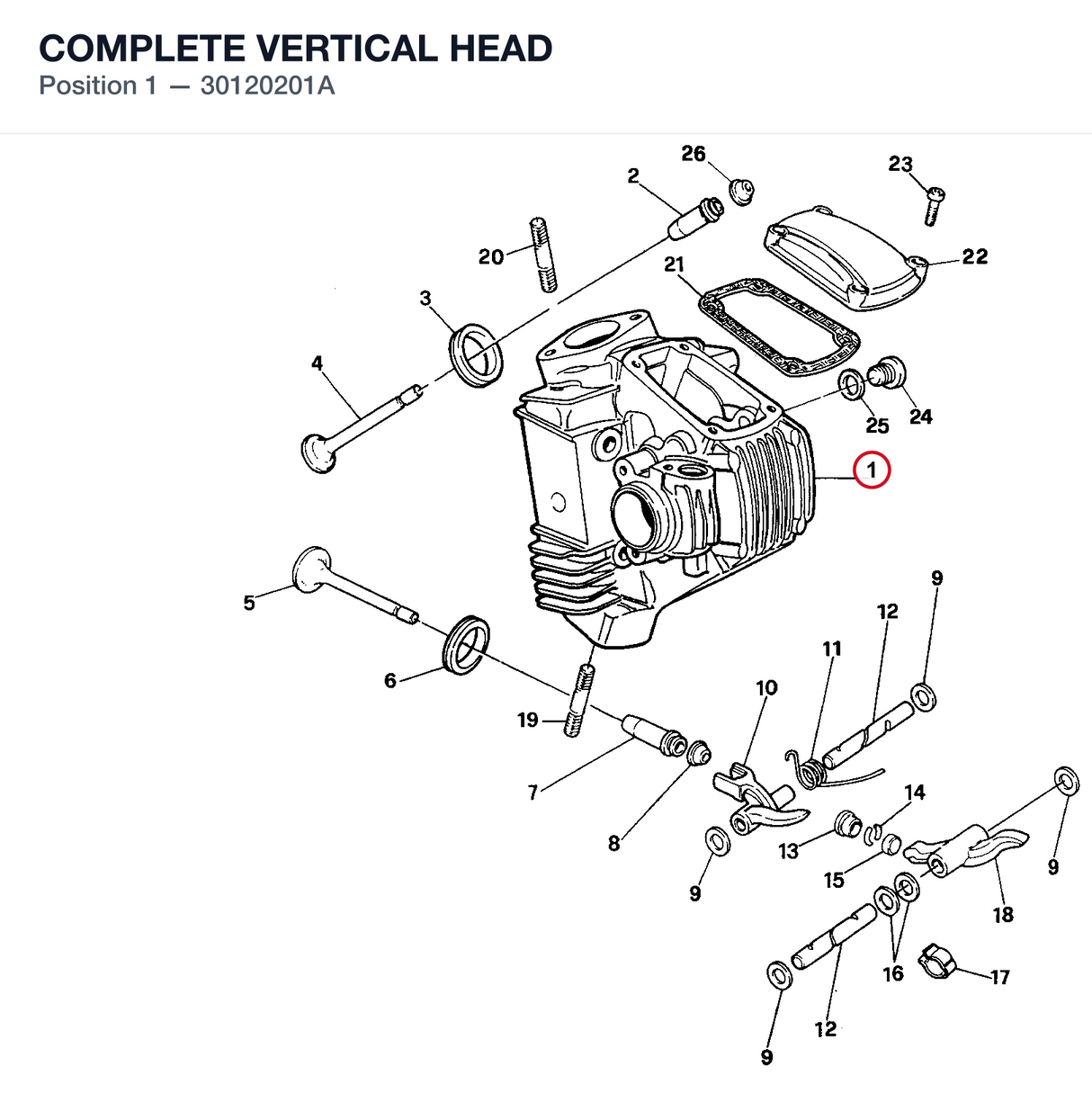 COMPLETE VERTICAL HEAD
