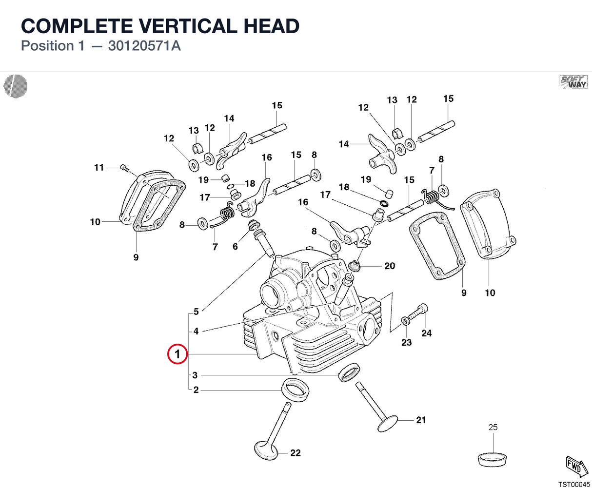 COMPLETE VERTICAL HEAD
