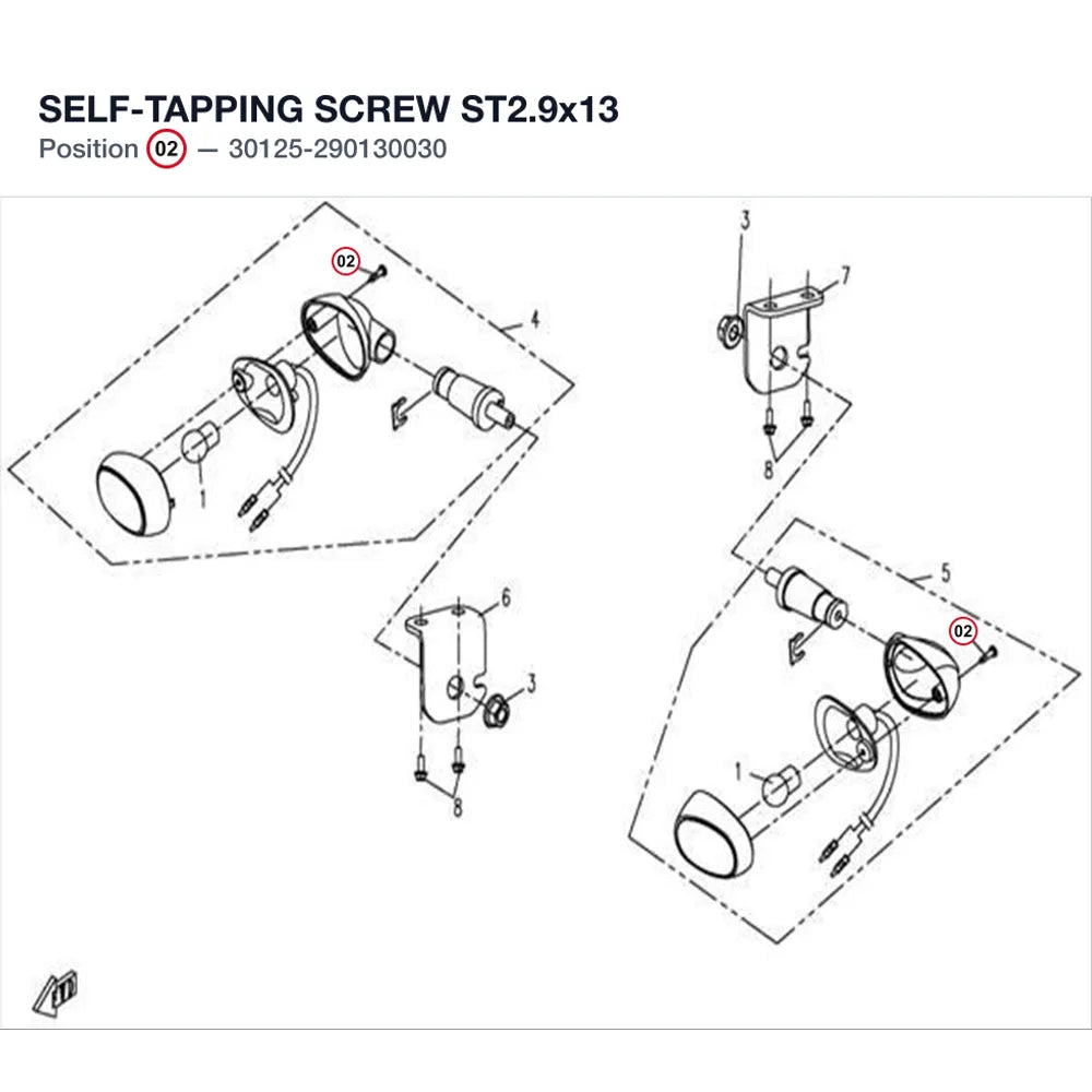 SELF-TAPPING SCREW ST2.9x13 product image