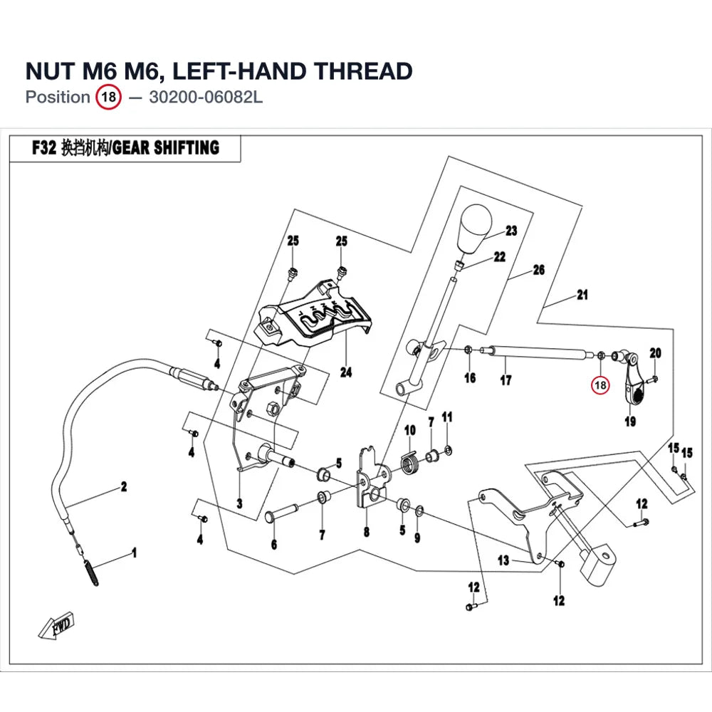 NUT M6 product image