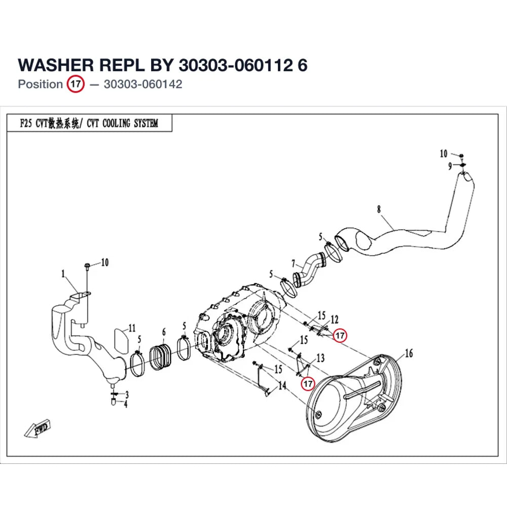 WASHER REPL BY 30303-060112 product image