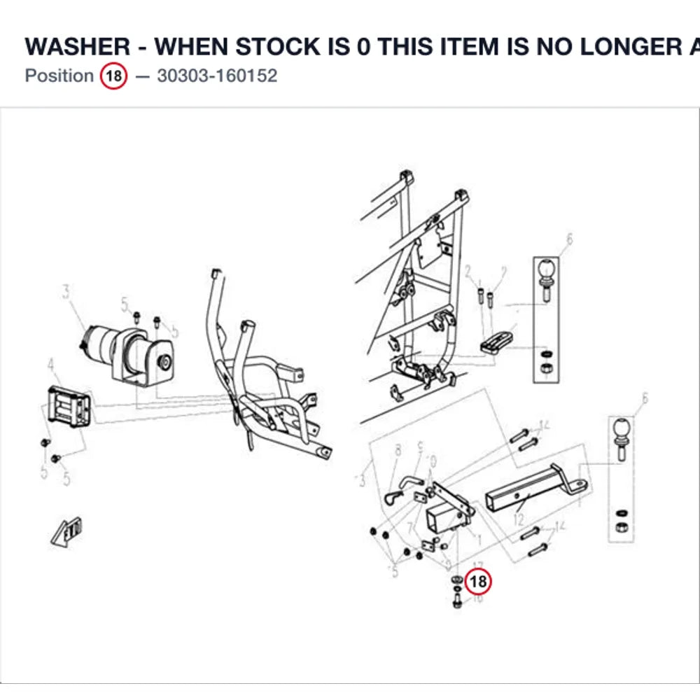 WASHER - WHEN STOCK IS 0 THIS ITEM IS NO LONGER AVAILABLE product image