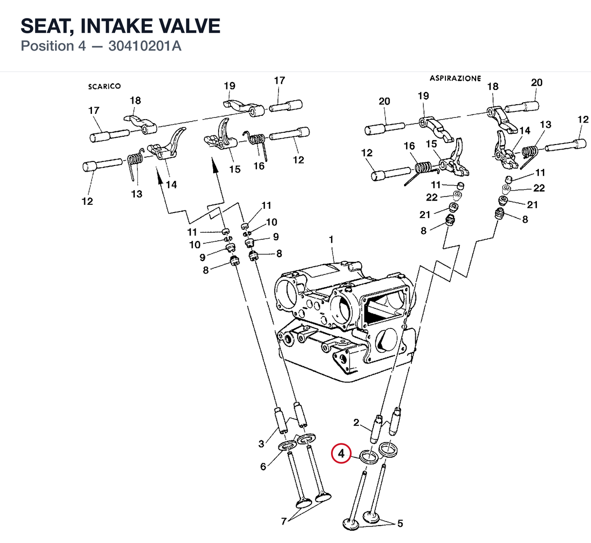 SEAT, INTAKE VALVE