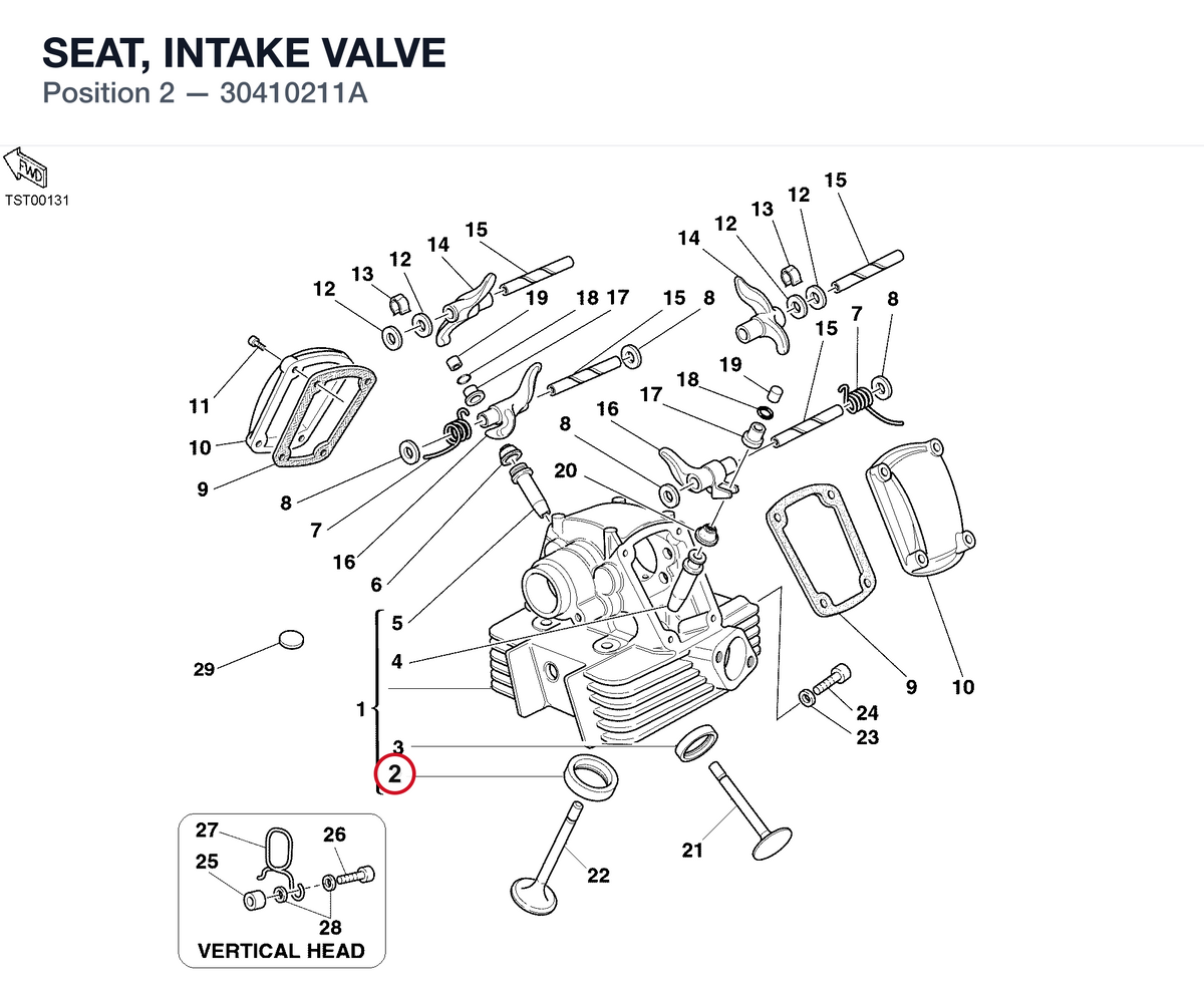 SEAT, INTAKE VALVE