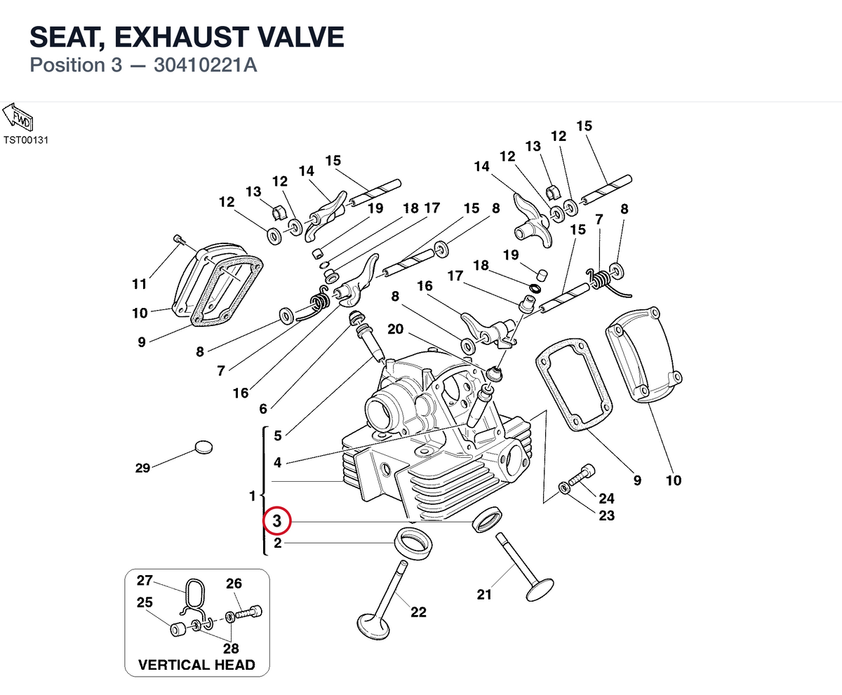 SEAT, EXHAUST VALVE